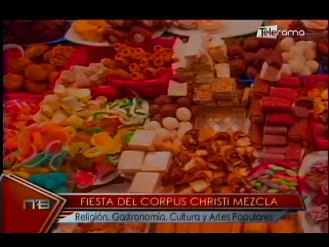 Fiesta del Corpus Christi mezcla religión, gastronomía, cultura y artes populares