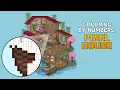 Coloring by Numbers Pixel House Gameplay