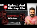 Laravel 11 tutorial in Hindi Upload file upload and display image