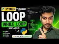 Python Loops Tutorial in Hindi For Loop While Loop Explained Python for Beginners