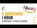 Coding Challenge - 5 Array Questions in 1 Hour Explanation