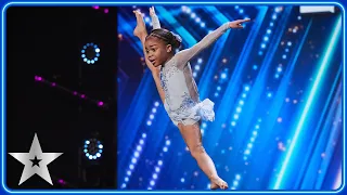 An IMMACULATE performance from 7-year-old Skylar Blu Unforgettable Audition Britain s Got Talent