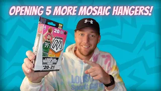 Opening 5 More Mosaic Hanger Boxes FINALLY A Good Reactive Orange Rookie
