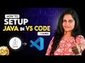 How to set up Java in VS Code In Tamil Java Beginners Tutorial In Tamil