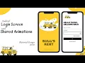 Modern Login Screen design android with Shared Animations in Android Studio 2021