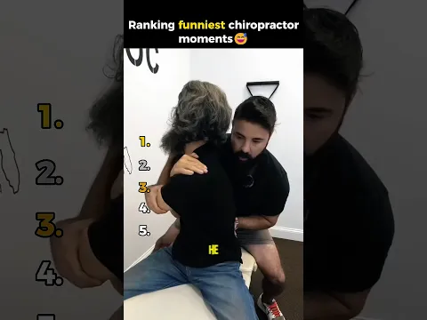 Ranking funniest chiropractor moments 😅😅😅
