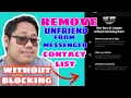 HOW TO REMOVE UNFRIEND OR UNKNOWN PEOPLE FROM MESSENGER CONTACT LIST 2022 WITHOUT BLOCKING