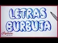 Online Lettering Classes - Lesson 28 Bubble letters Full Uppercase Alphabet