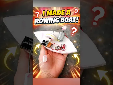 I Built a Mini Rowing Boat for $1 💸#diy