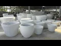 Big Concrete Planters from PLT Garden