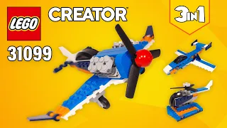 LEGO® Creator 3in1 Propeller Plane (31099) Jet & Helicopter Building Instructions | TBB