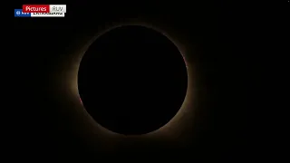 Солнечное затмение было в 20 : 46 по московскому времени. Видео из Исландии.