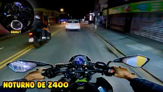 Acionei a Z400 no noturno