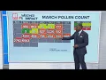 High pollen count