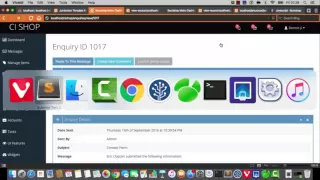 Build an online shop with Codeigniter - part 87 enquiries comments