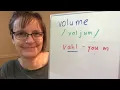 Download Lagu How to Pronounce Volume