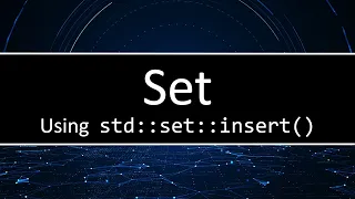 C Set - The insert method