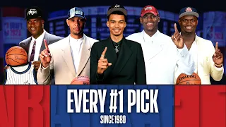 Every Pick Since 1980 Victor Wembanyama LeBron Shaq and MORE