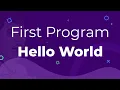 Hello world program in Java ICSE Computer Application Java Bluej