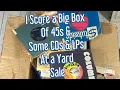Download Lagu Yard Sale Score a Big Box of 1960s-80s 45s , some Compact Discs \u0026 a few LP’s. Plus Other Cool Junk
