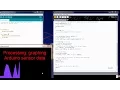 Processing 3 - graphing data from Arduino sensor