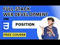 Position in CSS FULL STACK WEB DEVELOPMENT COURSE TELUGU