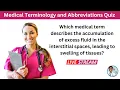 Medical Terminology and Abbreviations Quiz with Nurse Eunice