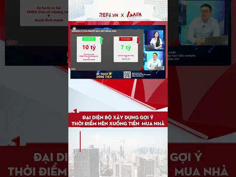 ĐẠI DIỆN BỘ XÂY DỰNG GỢI Ý THỜI ĐIỂM NÊN XUỐNG TIỀN MUA NHÀ #batdongsan #boxaydung