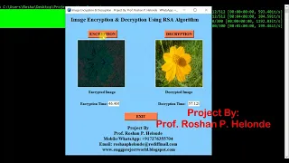 RSA Image Encryption and Decryption Using Python Project With Source Code RSA Encryption Decryption