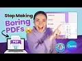 Create Interactive PDFs in Canva and make your freebies irresistible Clickable Contents