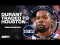 Download Lagu TRADE REACTION 👀 Does the Kevin Durant move make the Houston Rockets TITLE contenders ⁉️🏆 | Get Up
