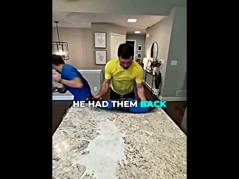 🧹 He cleaned up fast so his brother wouldn't get caught 😟
