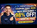 Hostinger coupon code Exclusive Hostinger Discount 2026 Get Up to 98 OFF 3 Extra Months FREE