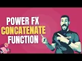 Concatenate Function Power Fx Copilot Studio - Power Apps