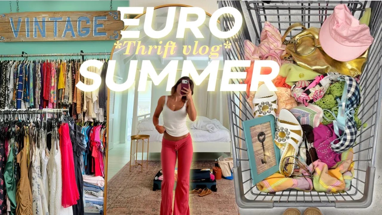EURO SUMMER THRIFTING || Lets find some unique pieces!