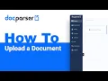 Docparser Academy How to Upload a Document