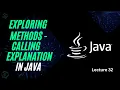 Method Calling in Java Lecture 32 part 2