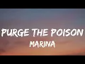 Marina - Purge The Poison (Lyrics) New Song