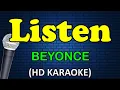 LISTEN - Beyonce Karaoke