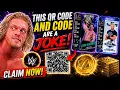 THIS QR CODE CODE ARE A JOKE INSANE REWARDS WWE SuperCard