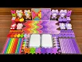 Download Lagu Mixing Rainbow vs Purple My Melody Slime! 💜🌈 Satisfying ASMR #1029