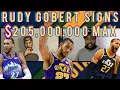 Rudy Gobert Signs a 205 million contract