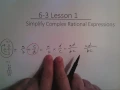 6 3 Lesson 1 Simplify Complex Rational Expressions