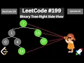 LeetCode Binary Tree Right Side View using Python NeetCode 150