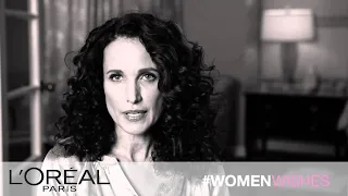 Women Wishes for Women s Day from Andie MacDowell