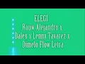 ELEGÍ   Rauw Alejandro x Dalex x Lenny Tavarez x Dimelo Flow Letra