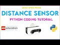 Lego Spike Prime - Distance Sensor Using Python Code Tutorial