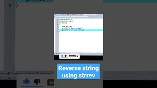 C Program to Print a string in reverse order c programming