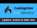 Crud Operation With Mysql Using Codeigniter