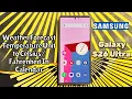 Weather Forecast Temperature Unit to Celsius Fahrenheit In Calendar Samsung S26 Ultra